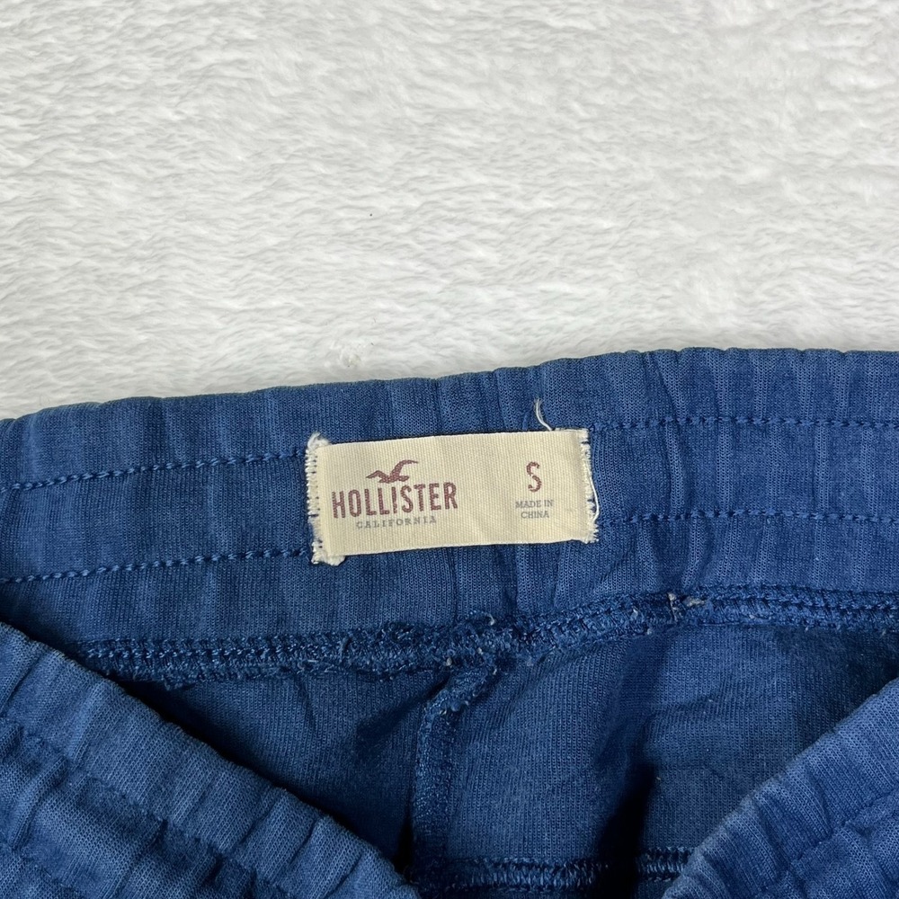 Hollister Jogger Pants Mens Small Blue Mid Rise Training Athleisure Tapered Leg - Picture 9 of 12